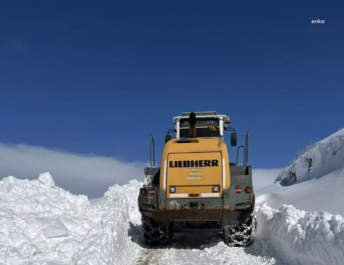 Hakkari’de Kar Yağışı Yolları Kapatıyor
