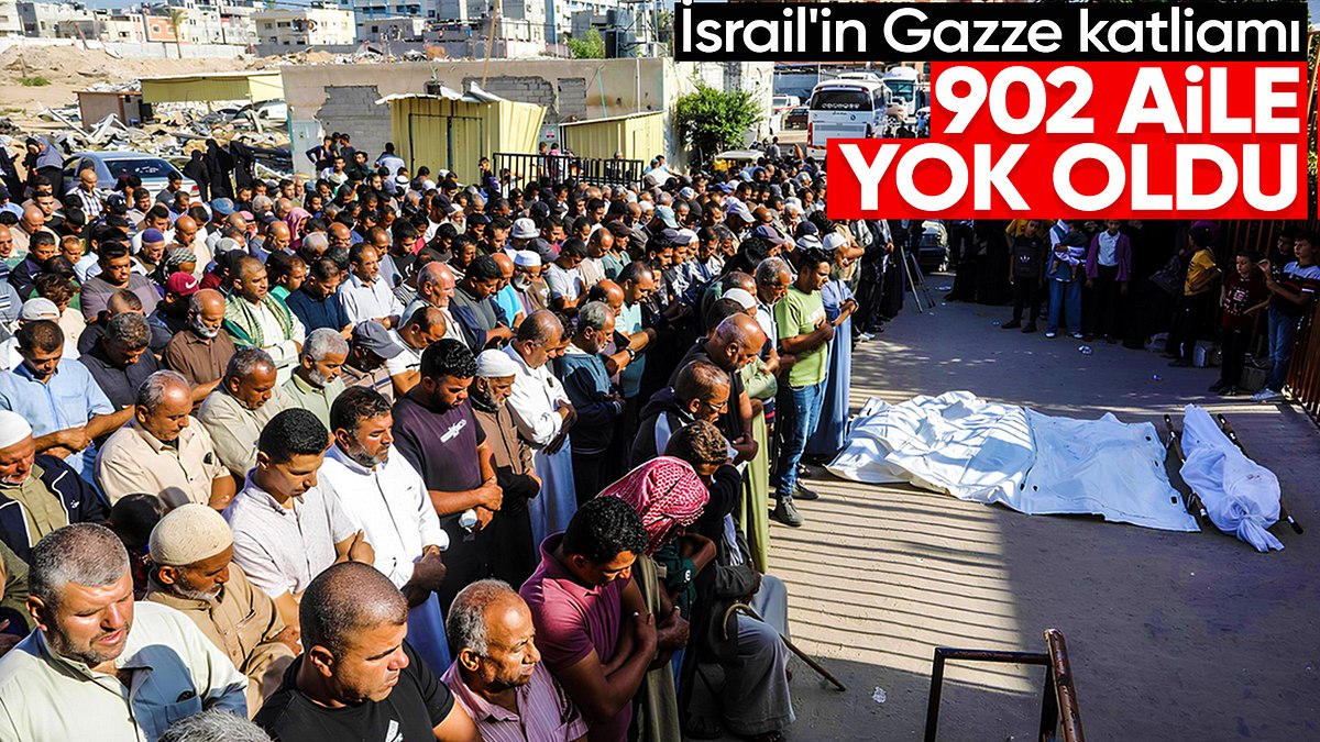 İsrail, 7 Ekim’den bu yana sürdürdüğü saldırılar ile 902 aileyi yok etti