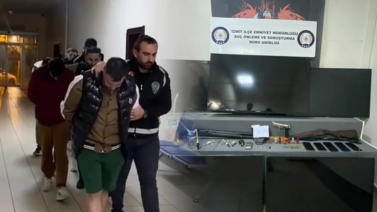 İzmit Tavşantepe’de hırsızlık çetesine operasyon: 6 kişi gözaltında!