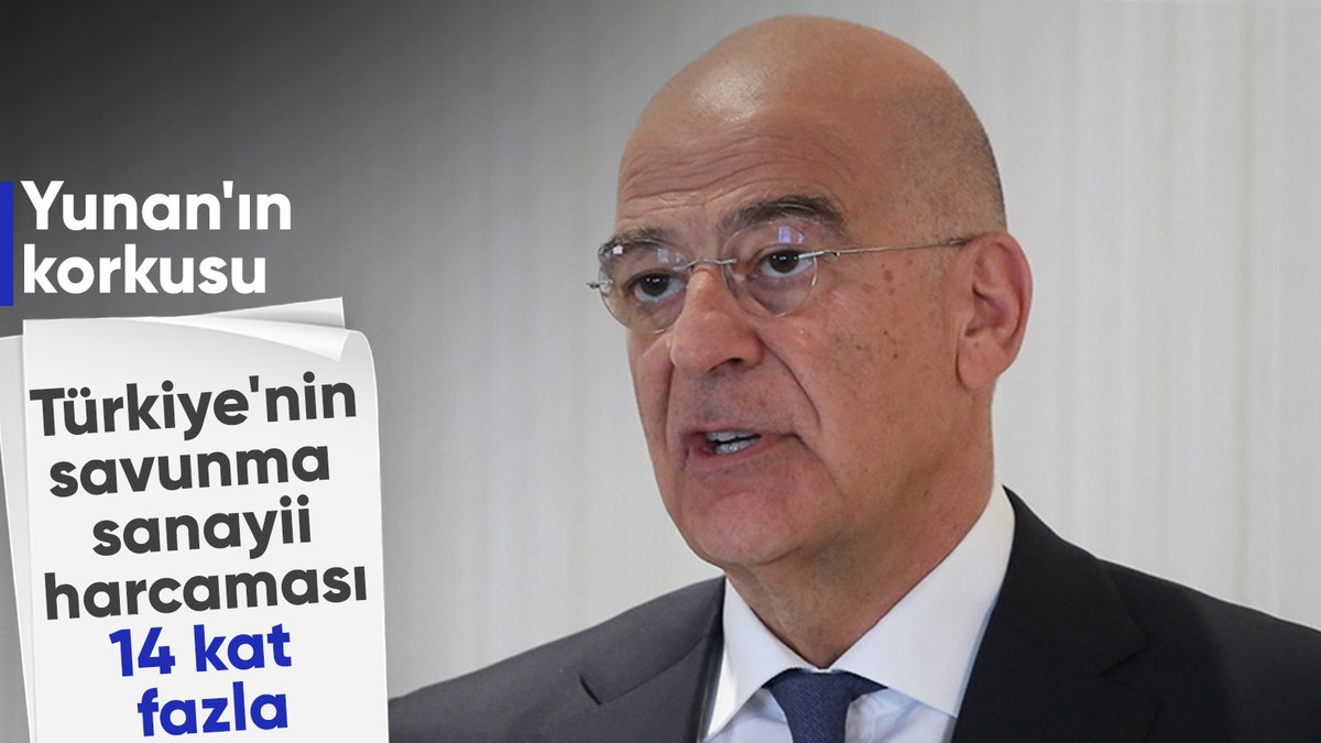 Nikos Dendias: Türkiye’nin savunma sanayii harcaması Yunanistan’dan 14 kat fazla